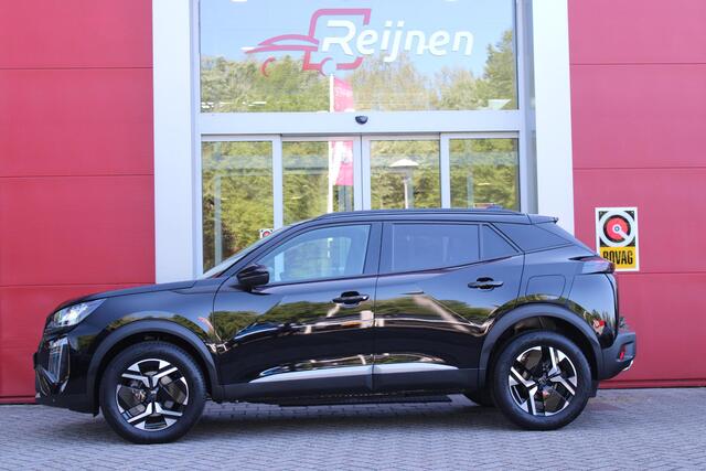 Peugeot 2008 1.2 Hybrid 136PK AUTOMAAT ALLURE | NIEUWE AUTO! | KEYLESS ENTRY/START | PARKEERSENSOREN VOOR + ACHTER | 17" LICHTMETALEN VELGEN | ADAPTIVE CRUISE CONTROL | CLIMATE CONTROL | STOEL VERWARMING | DRAADLOZE APPLE CARPLAY/ANDROID AUTO | DAB+ RADIO |