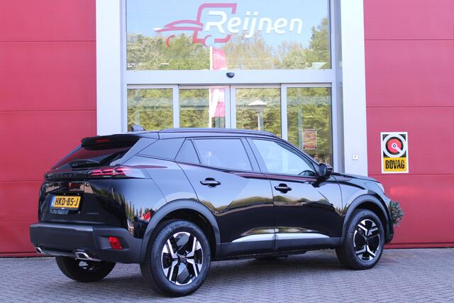 Peugeot 2008 1.2 Hybrid 136PK AUTOMAAT ALLURE | NIEUWE AUTO! | KEYLESS ENTRY/START | PARKEERSENSOREN VOOR + ACHTER | 17" LICHTMETALEN VELGEN | ADAPTIVE CRUISE CONTROL | CLIMATE CONTROL | STOEL VERWARMING | DRAADLOZE APPLE CARPLAY/ANDROID AUTO | DAB+ RADIO |