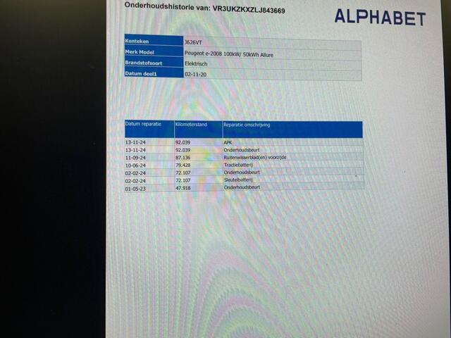 Peugeot 2008 e-2008 Allure 50 kWh - Digital Cockpit, Carplay, Half Leer, Camera