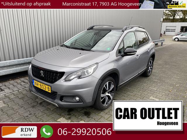 Peugeot 2008 1.2 PureTech GT-line 133Dkm.NAP, Clima, CC, Pano, DAB+, Navi, PDC & Cam, LM, nw. APK - Inruil Mogelijk -
