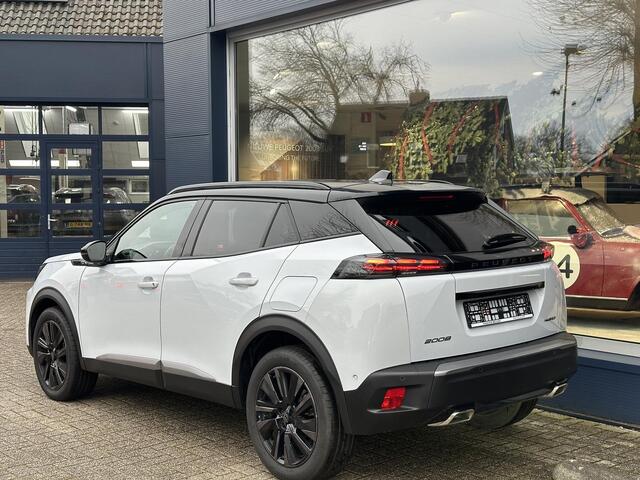 Peugeot 2008 1.2 Hybrid 145 PK GT | ¤ 8500,- DEMO VOORDEEL | Automaat Hybride | Navigatie | 360 Graden Camera | 18 Inch Evissa | Keyless Entry | Full LED Verlichting | Zwart Dak | Dode Hoek Detectie | Cruise Control Adaptief | Climate Control | Hoge Zitpositie |