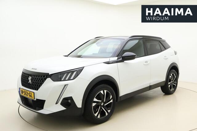 Peugeot 2008 1.2 PureTech 130pk GT-Line | Navigatie via app | Camera | Climate control | Cruise control | Stoelverwarming | LED verlichting | Zwart dak