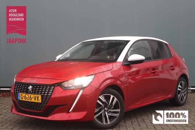 Peugeot 208 BWJ 2019 1.2 101 PK PureTech Blue Lease Allure HALF LEDER / CAMERA / VIRTUAL COCKPIT / CLIMA / NAVI / CRUISE / BLUETOOTH / PDC V+A / LMV 16 INCH / PRIV. GLAS / ISOFIX / MULTIFUNCT. STUUR