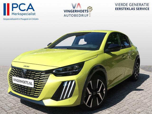 Peugeot 208 100 Pk. *** GT *** Nieuw Type *** Draadloos Apple CarPlay / Android Auto met Google Maps Navigatie en Spotify * Keyless Entry & Start Button * Achteruitrij Parkeer Camera * 1/2 Leder Interieur * DAB Radio * L.M. Velgen * Full Vingerhoets; Vierde Generatie