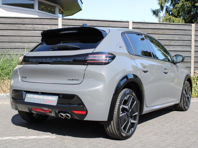 Peugeot 208 GT 1.2 Hybrid 145PK e-DCS6 Automaat Navigatie, Rondomzichtcamera, Keyless, Massage, Stoelverwarming, Parkeersensoren