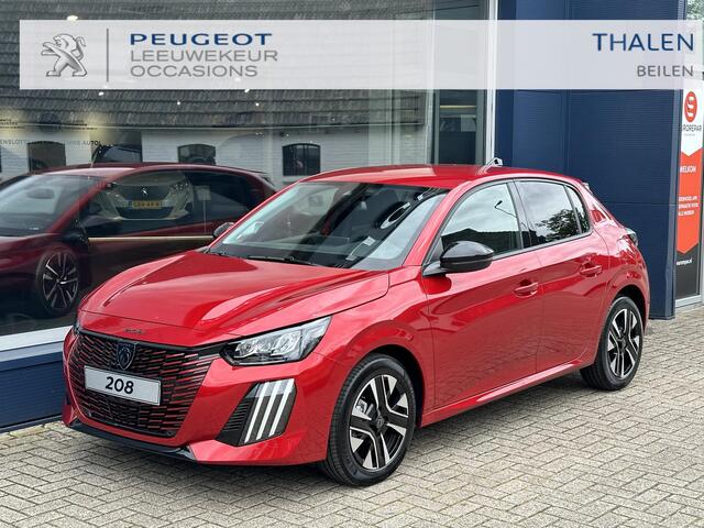 Peugeot 208 1.2 Turbo 100 PK Allure | ¤ 4200 DEMO korting | Nieuwste Model | 2025 Auto | Stoelverwarming | Navigatie via Telefoon | LED Verlichting | Parkeersensoren | Privacy Glas | Half Lederen Bekleding | Lichtmetalen Velgen |