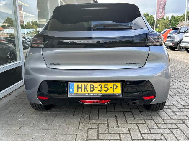 Peugeot 208 Hybrid 100pk Automaat Allure | Achteruitrijcamera | Navigatie | Stoelverwarming | Adaptieve Cruise Control | Luxe uitvoering!