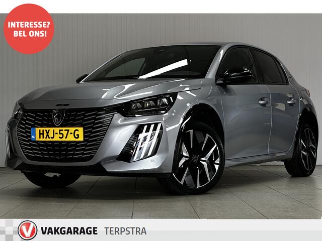 Peugeot 208 1.2 PureTech 100 GT /Virtual Cockpit! /Camera /Apple + Android /LED Koplampen /DAB+! /Climat /Cruise /Elek. pakket /Bluetooth /Lane Assist /Regensensor /PDC V+A /17"LMV /Isofix /Armsteun.