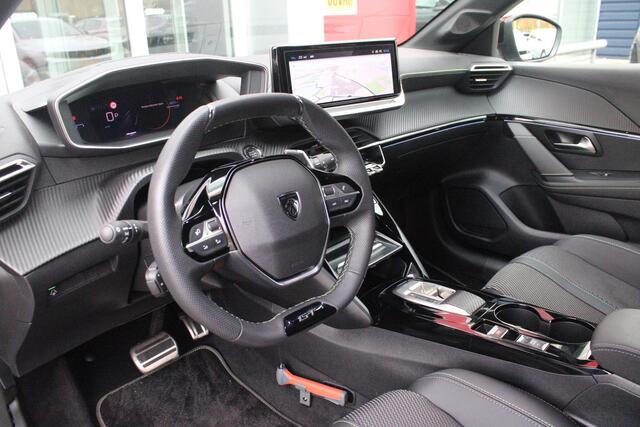 Peugeot 208 1.2 Hybrid 145PK e-DCS6 GT | NAVIGATIE | DRAADLOZE APPLE CARPLAY/ANDROID AUTO | CAMERA VOOR + ACHTER | FULL LED KOPLAMPEN | LICHTMETALEN VELGEN 17" | DODEHOEK DETECTIE | DRAADLOZE TELEFOONLADER | KEYLESS ENTRY/START | DAB+ RADIO | ADAPTIVE CRUISE CONTROL 