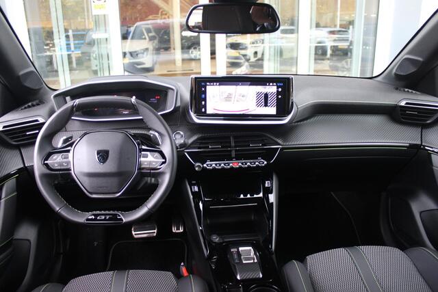 Peugeot 208 GT 1.2 Hybrid 145PK e-DCS6 | NAVIGATIE | DRAADLOZE APPLE CARPLAY/ANDROID AUTO | CAMERA VOOR + ACHTER | FULL LED KOPLAMPEN | LICHTMETALEN VELGEN 17" | DODEHOEK DETECTIE | DRAADLOZE TELEFOONLADER | KEYLESS ENTRY/START | DAB+ RADIO | ADAPTIVE CRUISE CONTROL