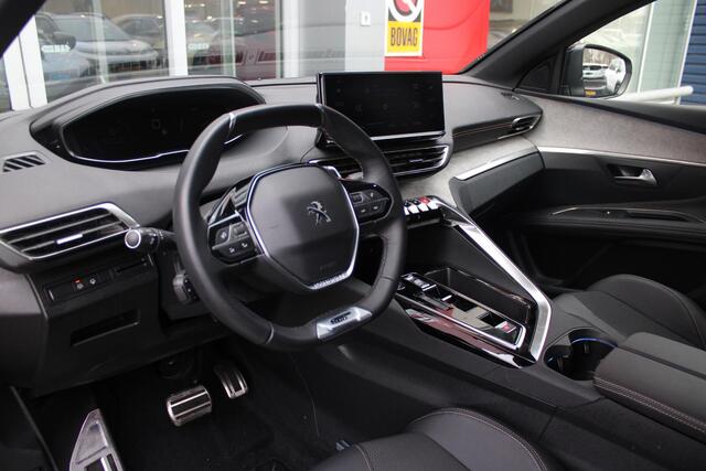 Peugeot 3008 1.2 Hybrid 136PK GT | 360° CAMERA | NAVIGATIE | ADAPTIVE CRUISE CONTROL | APPLE CARPLAY/ANDROID AUTO | CLIMATE CONTROL | 18" LICHTMETALEN VELGEN | DODEHOEK DETECTIE | KEYLESS ENTRY/START | FULL LED KOPLAMPEN | PARKEERSENSOREN VOOR EN ACHTER | DAB+ RADIO |