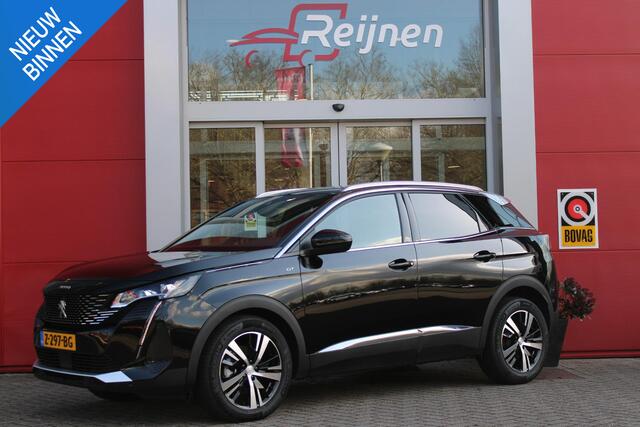 Peugeot 3008 1.2 Hybrid 136PK GT | 360° CAMERA | NAVIGATIE | ADAPTIVE CRUISE CONTROL | APPLE CARPLAY/ANDROID AUTO | CLIMATE CONTROL | 18" LICHTMETALEN VELGEN | DODEHOEK DETECTIE | KEYLESS ENTRY/START | FULL LED KOPLAMPEN | PARKEERSENSOREN VOOR EN ACHTER | DAB+ RADIO |