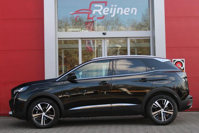 Peugeot 3008 1.2 Hybrid 136PK GT | 360° CAMERA | NAVIGATIE | ADAPTIVE CRUISE CONTROL | APPLE CARPLAY/ANDROID AUTO | CLIMATE CONTROL | 18" LICHTMETALEN VELGEN | DODEHOEK DETECTIE | KEYLESS ENTRY/START | FULL LED KOPLAMPEN | PARKEERSENSOREN VOOR EN ACHTER | DAB+ RADIO |