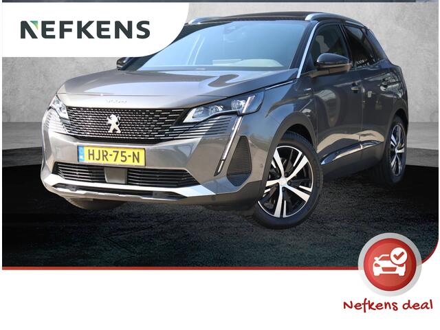 Peugeot 3008 1.6 HYbrid4 300PK GT | AppleCarPlay/AndroidAuto | Camera | Climate Control | Schuifdak | Adaptive Cruise Control | Virt.Cockpit | Halfleer |