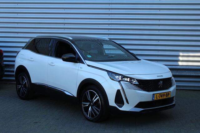 Peugeot 3008 1.2 PureTech 131pk Blue Lease GT AUTOMAAT NL-Auto NAP BTW Clima Cruise Navi 360 Camera Carplay Keyless LMV