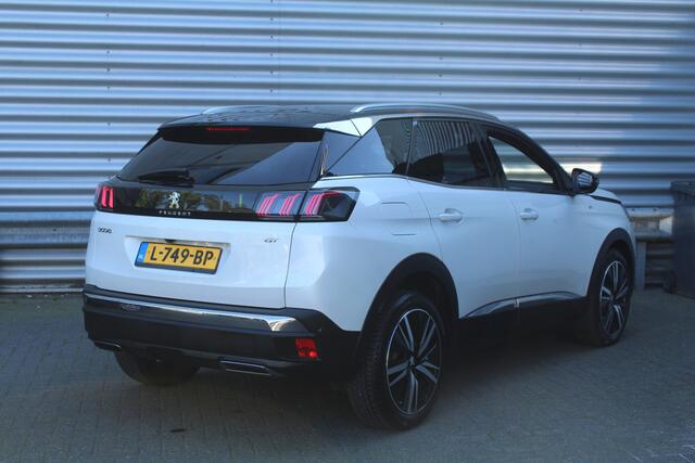 Peugeot 3008 1.2 PureTech 131pk Blue Lease GT AUTOMAAT NL-Auto NAP BTW Clima Cruise Navi 360 Camera Carplay Keyless LMV