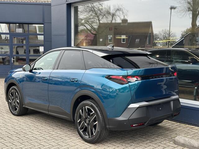 Peugeot 3008 1.2 Hybrid 145 PK GT | Bouwjaar 2025 | Alcantara Stoelen | Navigatie | 360 Vision Camera | Dode Hoek Signalering | Elektrische Kofferklep | Keyless Entry | Full LED Verlichting | Stoelverwarming | 19" Lichtmetalen Velgen |