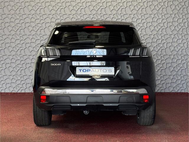 Peugeot 3008 130PK ALLURE LEER I-COCKPIT LED CARPLAY EUROPA.NAVI ELEK.KLEP CAMERA ADAP.CRUISE ZWARTE HEMEL. 2024 ALLURE 2024