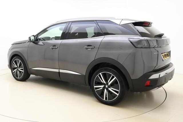 Peugeot 3008 1.2 PureTech Blue Lease GT | Panoramadak | Stoelmassage/-verwarming | Alcantara bekleding | Parkeercamera/-sensoren (voor/achter) | Elektrische kofferdeksel | Keyless Entry/Start | Apple Carplay/Android Auto | Draadloze telefoonlader |