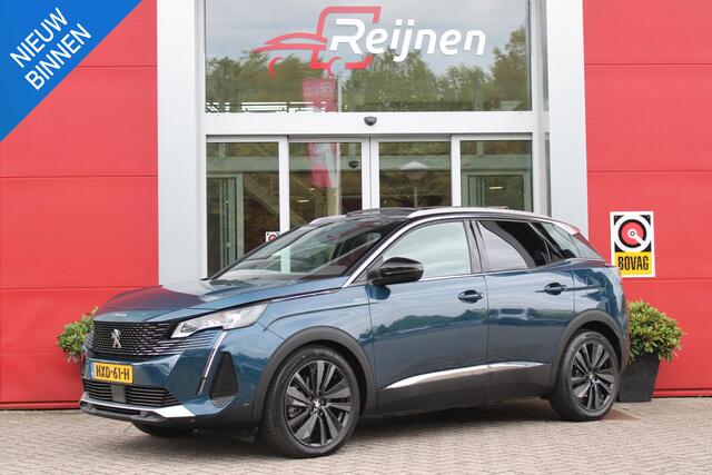 Peugeot 3008 1.6 HYbrid4 300PK GT 4WD | PANORAMISCH SCHUIF/KANTEL DAK | 19" LICHTMETALEN VELGEN "BLACK PACK" | DODEHOEK DETECTIE | NAVIGATIE | APPLE CARPLAY/ANDROID AUTO | ADAPTIVE CRUISE CONTROL | ACHTERUITRIJ CAMERA | PARKEERSENSOREN VOOR EN ACHTER | FULL LED KOPLAM