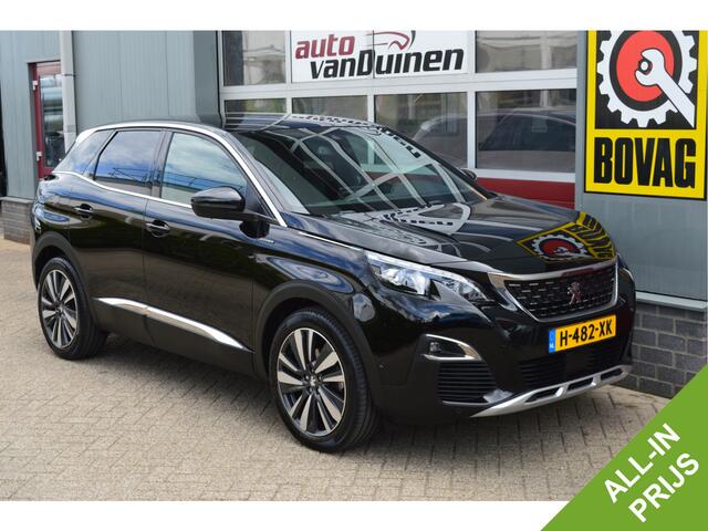 Peugeot 3008 1.2 PureTech GT Line Avantage O.a: Afneemb. trekhaak, Electr. a.klep, Camera, PDC, Clima, Carplay, Half leder, etc... Rijklaar! All-in prijs!