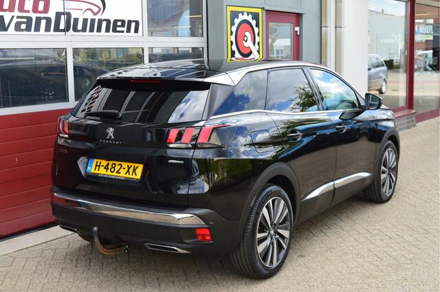 Peugeot 3008 1.2 PureTech GT Line Avantage O.a: Afneemb. trekhaak, Electr. a.klep, Camera, PDC, Clima, Carplay, Half leder, etc... Rijklaar! All-in prijs!