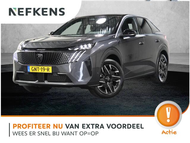 Peugeot 3008 1.2 Hybrid 145PK GT | AUTOMAAT | AppleCarPlay/AndroidAuto | Adaptive Cruise Control | Stoel/Stuurverwarming | 360'Camera | Alcantara/Leer | Sfeerverlichting | Virt.Cockpit | Keyless | Isofix | Privacy Glass | Parkeersensoren | Electrische achterklep |