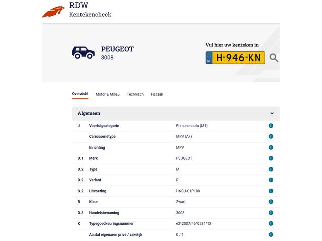 Peugeot 3008 1.2 PureTech Blue Lease Executive (131 PK) 1e-Eig. & Keurig-Onderh. BOVAG-Garantie. NL-Auto..