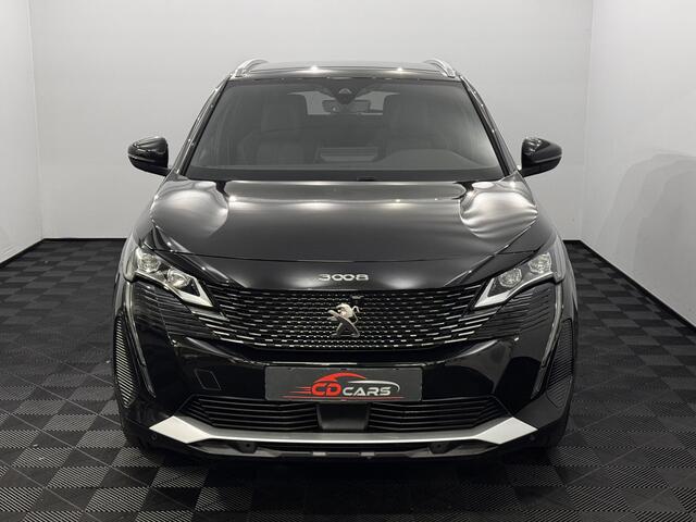 Peugeot 3008 1.2 Hybrid 136 GT Half leder, 360 Camera, Navi, Rijstrook correctie, Stoelverwarming, Virtual desk, Elektrische achterklep