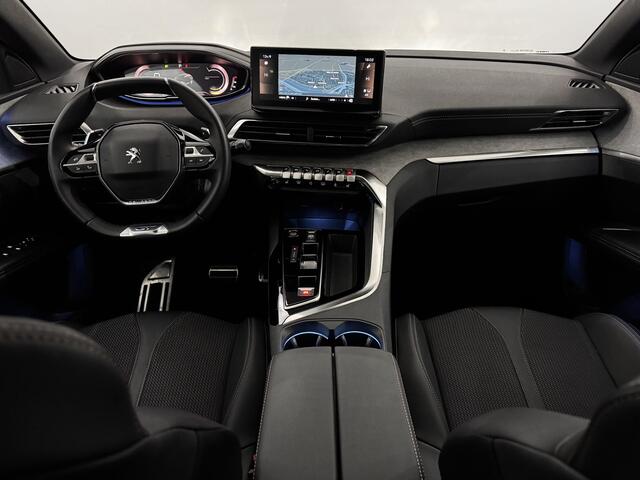 Peugeot 3008 1.2 Hybrid 136 GT Half leder, 360 Camera, Navi, Rijstrook correctie, Stoelverwarming, Virtual desk, Elektrische achterklep