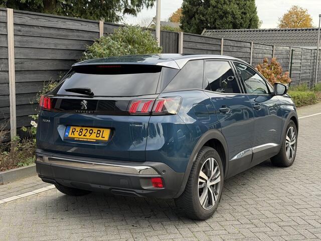 Peugeot 3008 Blue Lease Allure 1.6 HYbrid 225PK e-EAT8 Automaat Navigatie, Achteruitrijcamera, Keyless, Elektrische Kofferklep, Stoelverwarming, Dodehoek Detectie