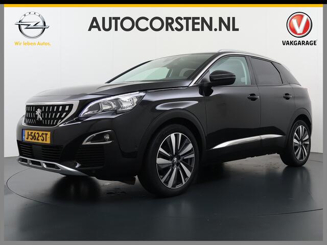 Peugeot 3008 T131PK Pano-Dak Premium Elektr.Stoelen+Geheugen Adaptive-Cr. 360°Camera Trekhaak 1/2 Leer Apple Carplay Android Auto Navi Ecc Blue Premium LED Comfort Stoelen Bluetooth DAB Elek.Achterklep Led Stoelverwarming Lmv 19" Privacy Glas Origineel Nederlandse Aut