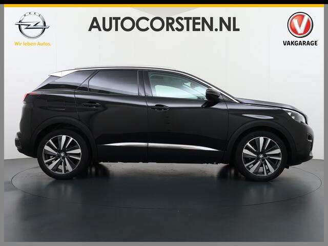 Peugeot 3008 T131PK Pano-Dak Premium Elektr.Stoelen+Geheugen Adaptive-Cr. 360°Camera Trekhaak 1/2 Leer Apple Carplay Android Auto Navi Ecc Blue Premium LED Comfort Stoelen Bluetooth DAB Elek.Achterklep Led Stoelverwarming Lmv 19" Privacy Glas Origineel Nederlandse Aut