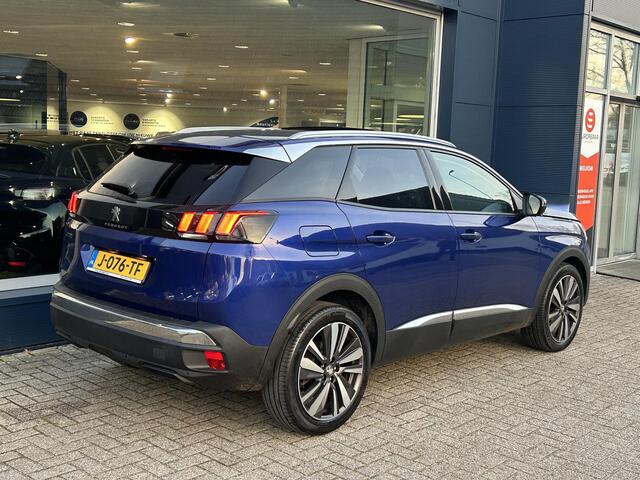 Peugeot 3008 1.2 Turbo 130PK Blue Lease Premium Avantage | Automaat | elektrisch verstelb. bestuurdersstoel met geheugen | Elektrische Achterklep | Stoelverwarming | Panoramisch schuif/kanteldak | Full LED Verlichting | Keyless Entry | Navigatie | Digitaal Dashboard |