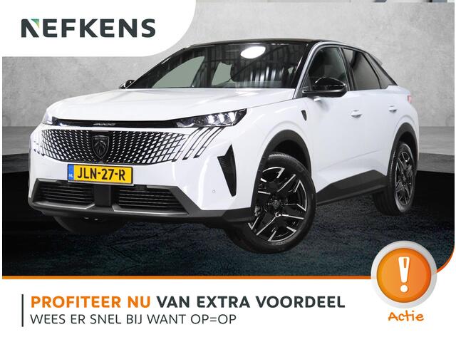 Peugeot 3008 1.2 Hybrid 136PK GT | 1ste eigenaar | AUTOMAAT | AppleCarPlay/AndroidAuto | Adaptive Cruise Control | Stoel/Stuurverwarming | Camera | Alcantara/Leer | Sfeerverlichting | Virt.Cockpit | Keyless | Isofix | Privacy Glass | Parkeersensoren | Electrische acht