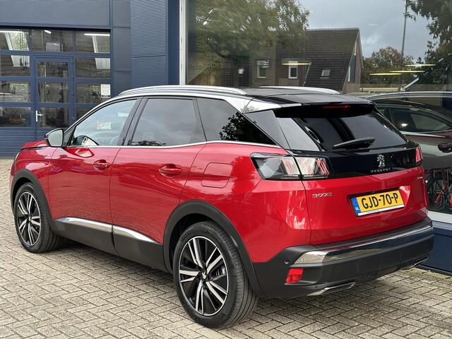 Peugeot 3008 1.6 HYbrid 225 GT | Navigatie | Plug in Hybride | Trekhaak 1250 KG Afneembaar | Elektrische Achterklep | Full LED Verlichting | Automaat | Dodehoek bewaking | Stoelverwarming | Adaptieve Cruise Control |19 inch Lichtmetaal | Camera | Stoelverwarming |