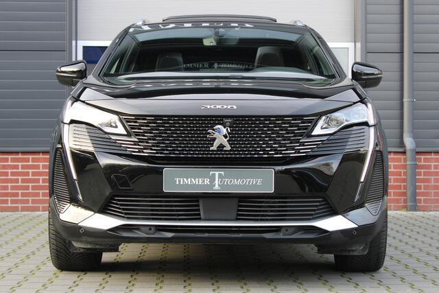 Peugeot 3008 1.6 plug-in Hybrid GT 300-pk - Panoramadak - 18 inch - Adaptive cruise control -Stoelverwarming - Zwart metallic