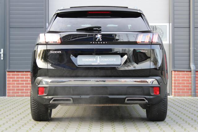 Peugeot 3008 1.6 plug-in Hybrid GT 300-pk - Panoramadak - 18 inch - Adaptive cruise control -Stoelverwarming - Zwart metallic