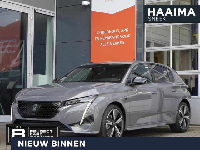 Peugeot 308 1.2 Hybrid 136 e-DCS6 GT | Nieuwe auto | Automaat | Keyless entry & start | Led verlichting | 18 inch Lichtmetalen velgen | Navigatie | Adaptive cruise control | Rondom camera | Regensensor