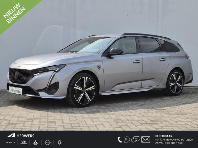 Peugeot 308 SW 1.2 Hybrid 136 e-DCS6 GT Automaat / Apple Carplay Android Auto / Navigatie / Adaptief cruise control / Keyless Entry/Start / Rondomzicht camera / Lichtmetalen wielen 18" /