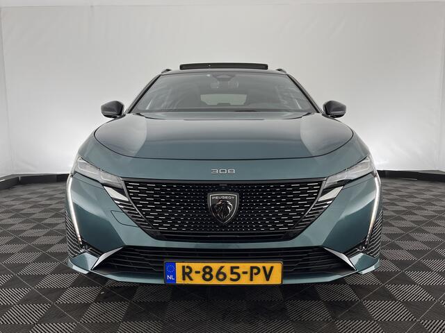 Peugeot 308 SW 1.6 HYbrid 180 GT Pack Business (INCL.BTW) Aut. *PANO | 1/2LEATHER | MATRIX-LED | TOP-VIEW | MEMORY-PACK | ADAPTIVE-CRUISE | BLINDSPOT | DIGI-COCKPIT | SPORT-SEATS | KEYLESS | NAVI-FULLMAP | 19''ALU*