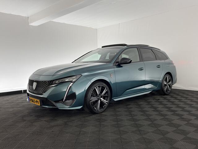 Peugeot 308 SW 1.6 HYbrid 180 GT Pack Business (INCL.BTW) Aut. *PANO | 1/2LEATHER | MATRIX-LED | TOP-VIEW | MEMORY-PACK | ADAPTIVE-CRUISE | BLINDSPOT | DIGI-COCKPIT | SPORT-SEATS | KEYLESS | NAVI-FULLMAP | 19''ALU*