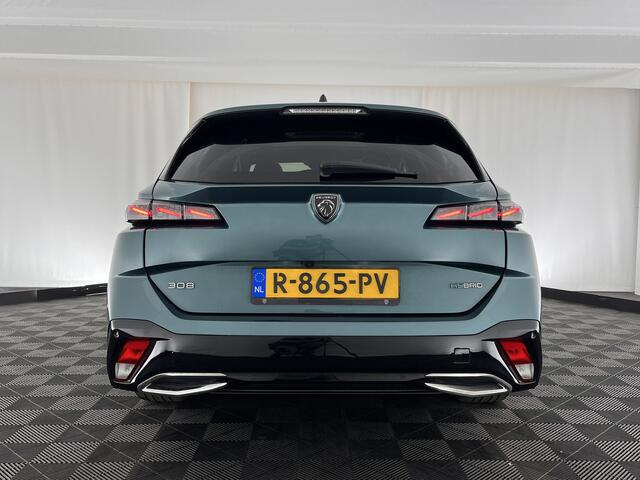 Peugeot 308 SW 1.6 HYbrid 180 GT Pack Business (INCL.BTW) Aut. *PANO | 1/2LEATHER | MATRIX-LED | TOP-VIEW | MEMORY-PACK | ADAPTIVE-CRUISE | BLINDSPOT | DIGI-COCKPIT | SPORT-SEATS | KEYLESS | NAVI-FULLMAP | 19''ALU*