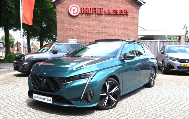 Peugeot 308 SW 1.6 Plug-in Hybrid 180 *** GT *** Open Schuifdak * Navigatie * Stoel- en Stuurverwarmiing * Massage AGR Stoelen * Trekhaak * Vingerhoets; Vierde Generatie Eersteklas Service. Al meer dan 100 jaar........