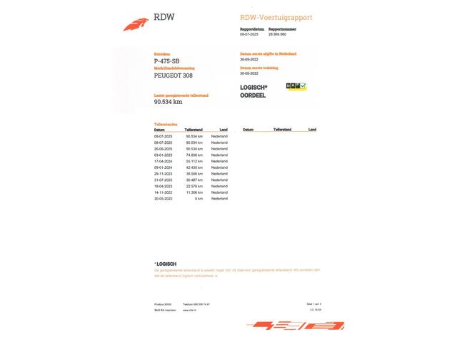 Peugeot 308 SW 1.2 PureTech Allure Pack Business (131 PK) 1e-Eig. & Dealer-Onderh. BOVAG-Garantie. NL-Auto.