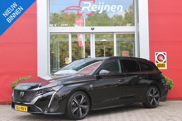 Peugeot 308 SW 1.2 MILD HYBRID 136PK DCS6 GT | ELEKTRISCHE STOEL MET GEHEUGEN FUNCTIE | STOEL VERWARMING | ELEKTRISCHE ACHTERKLEP | 360° CAMERA | KEYLESS ENTRY/START | ADAPTIVE CRUISE CONTROL | 19" LICHTMETALEN VELGEN | DRAADLOZE TELEFOONLADER | DRAADLOZE APPLE CARPL