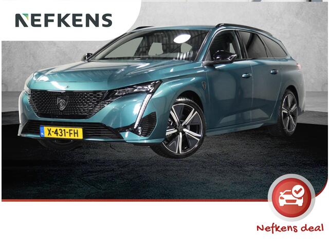 Peugeot 308 SW 1.2 130PK GT | AppleCarPlay/AndroidAuto | 18"LMV | Navigatie | Adaptive Cruise Control | Climate Control | Camera | Keyless entry | Alcantara/Leer | Privacy Glass | Isofix | Trekhaak |