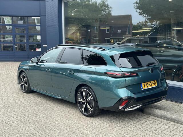 Peugeot 308 SW 1.6 HYbrid 180 GT Pack Business | All Season Banden | 3D Cockpit | Stuurverwarming | Sfeerverlichting | Electrische achterklep | Navigatie | Full LED | Lichtmetaal