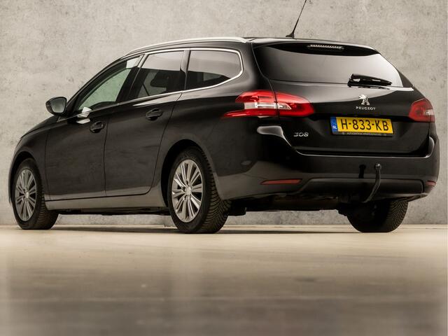 Peugeot 308 SW 1.2 PureTech Premium Sport Automaat (PANORAMADAK, APPLE CARPLAY, GROOT NAVI, 360 CAMERA, SPORTSTOELEN, TREKHAAK, ADAPTIVE CRUISE, GETINT GLAS, NIEUWE APK, NIEUWSTAAT)