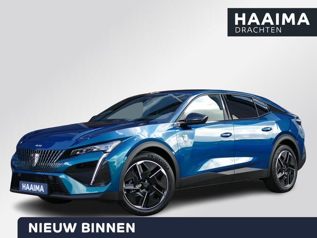 Peugeot 408 1.2 Hybrid 145 e-DCS6 GT | NIEUW | Uit voorraad leverbaar! | 360° Camera | Matrix LED | Alcantara pakket | Stoelverwarming | Memory | Keyless | Elektrische achterklep | 19'' LM velgen